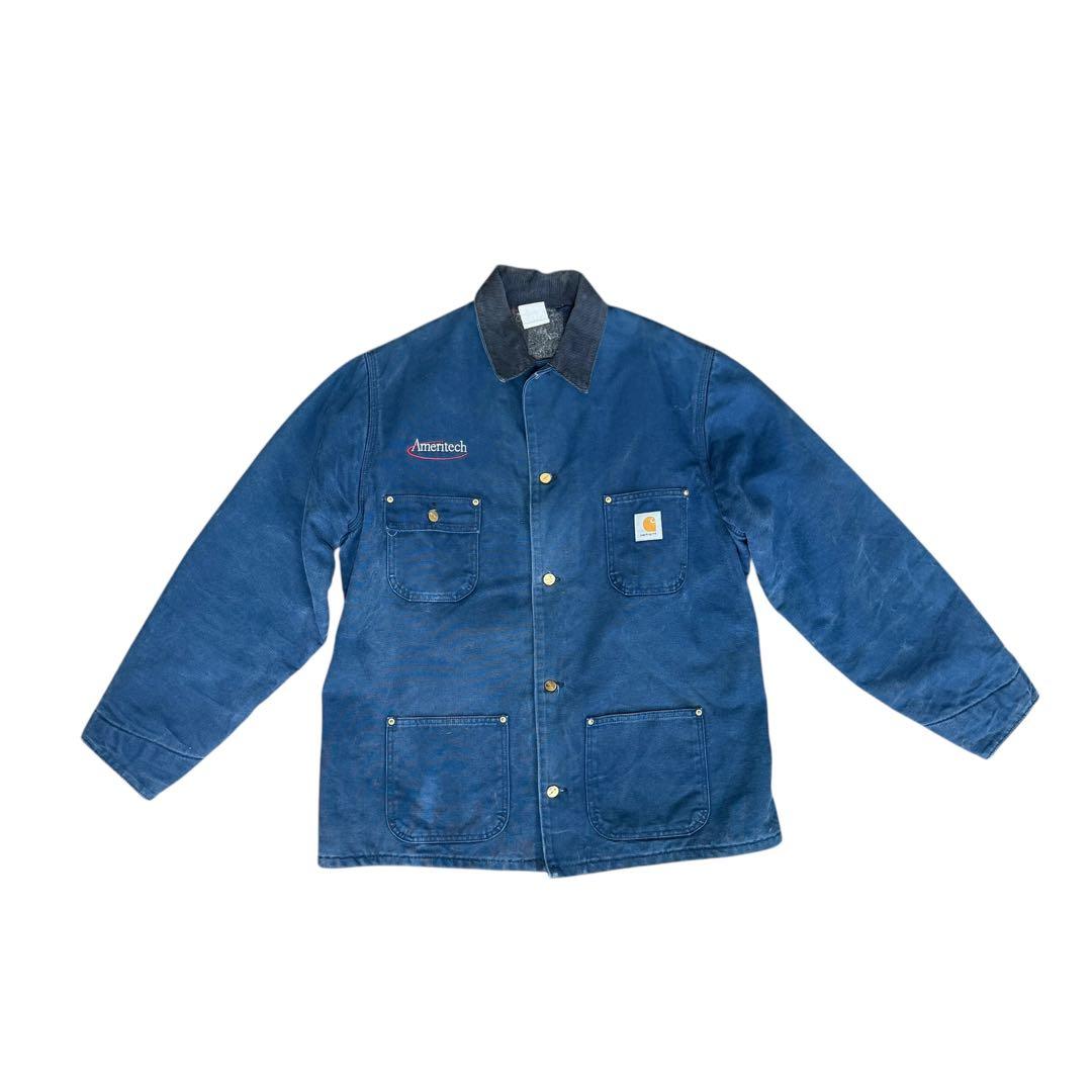 【Carhartt】90s チョアコート ネイビー 46 星タグ