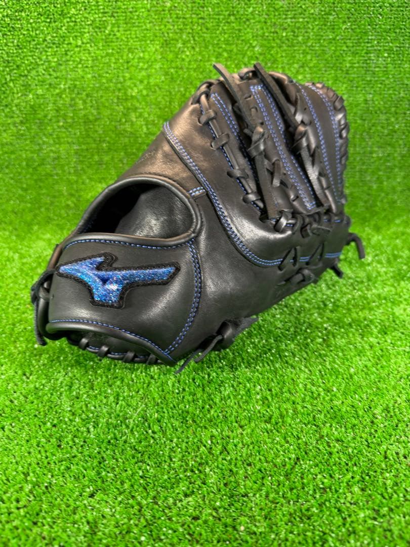 ミズノ 少年軟式 ファーストミット ウィルドライブ ブルー 1AJFY31600