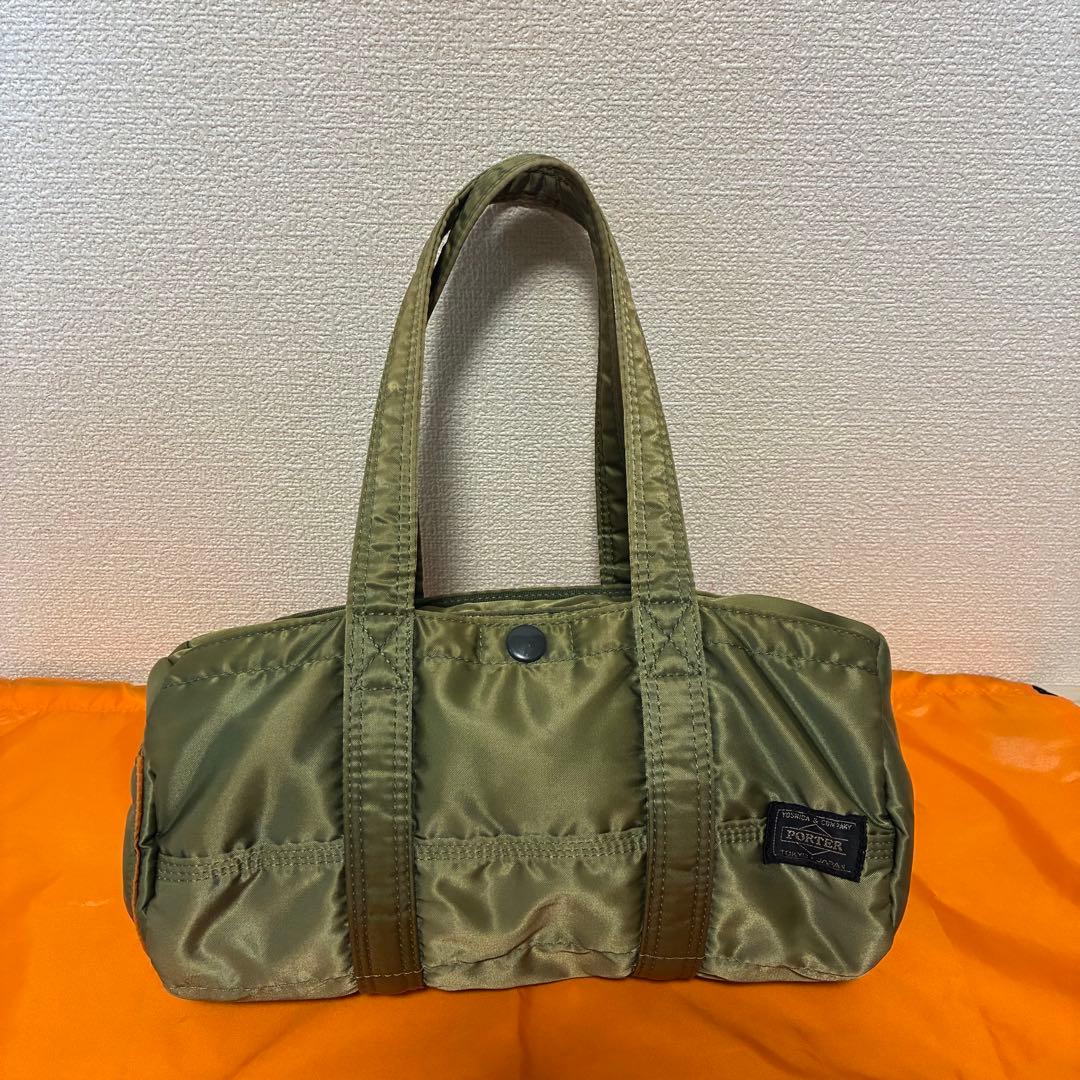 【希少】ポーター　タンカー　ミニボストンバッグＳ　セージグリーン