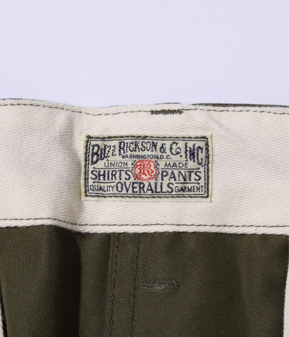 Buzz Rickson's チノパン オリーブ W31L30