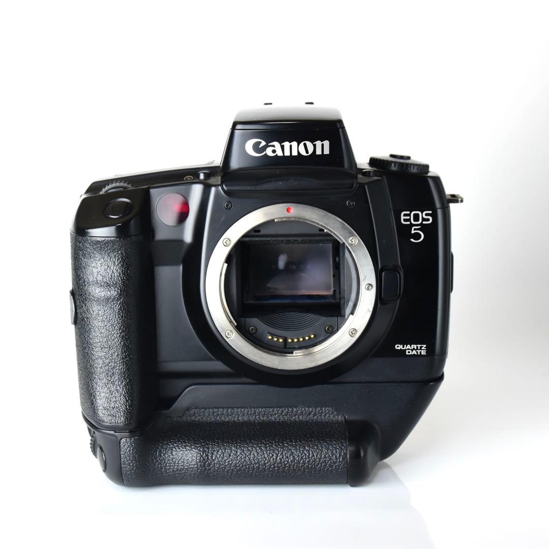 【美品】Canon EOS 5 QDボディ VG10 グリップ付
