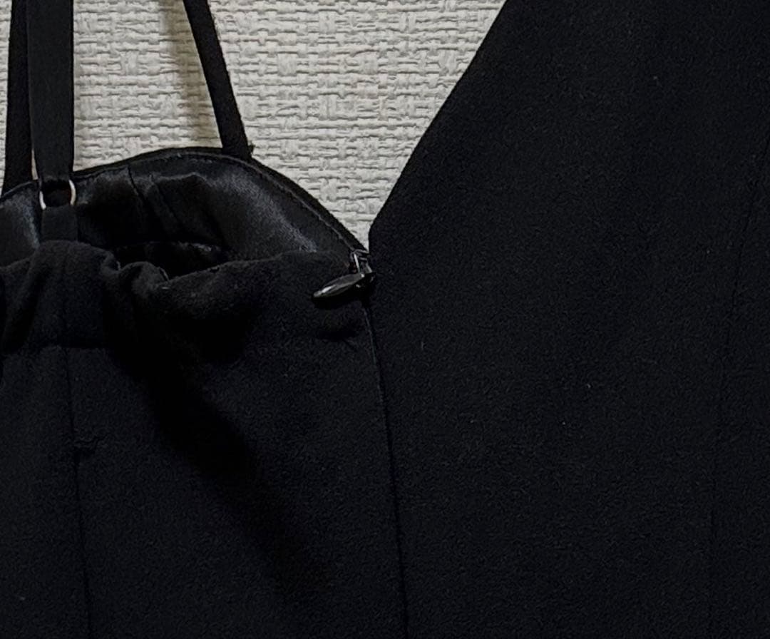 IRMA ドレス Mサイズ ブラック ビジュー ワンショル キャバドレス