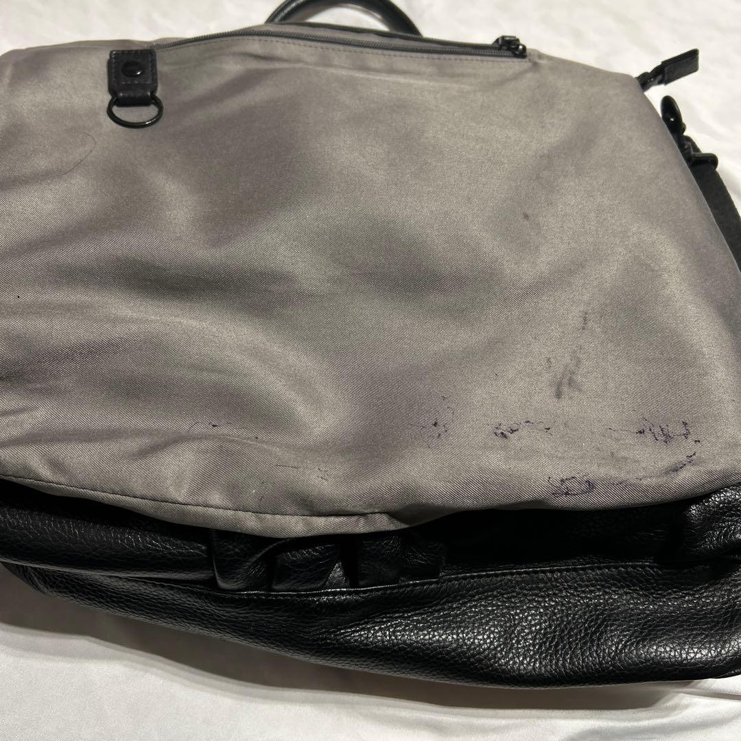 sonne✖️begin レザーヘルメットバッグ　B4サイズ