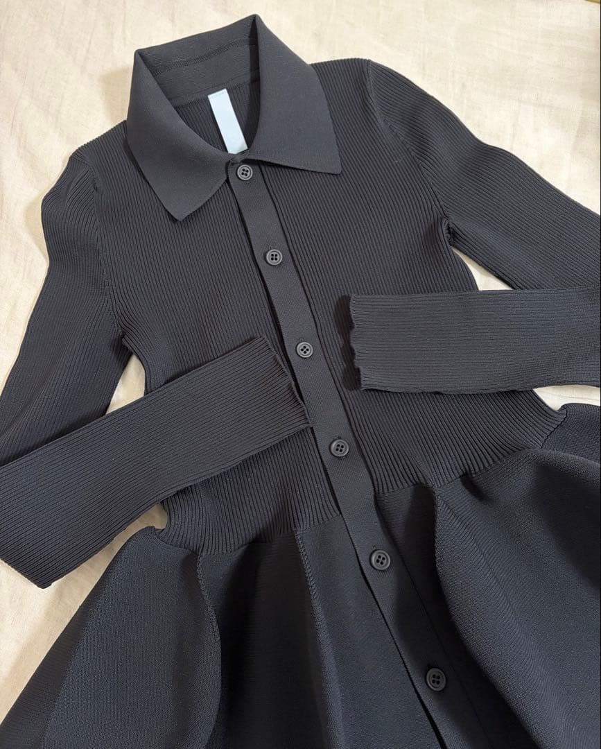 CFCL POTTERY SHIRTS CARDIGAN カーディガン　黒