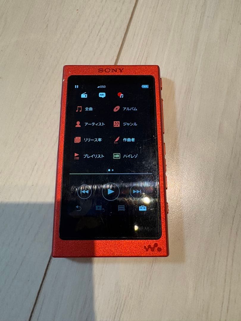 SONY NW-A36ウォークマン 赤 USBケーブル付き