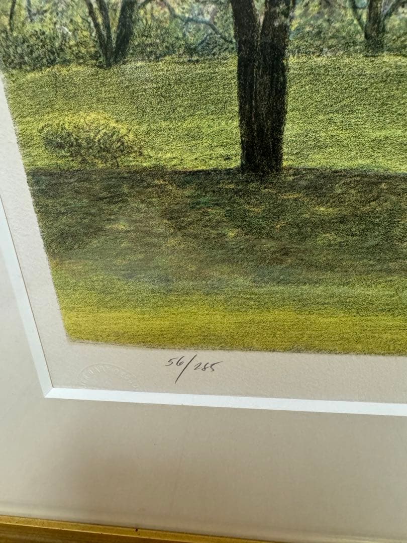 Harold Altman lithographレスティングカップル　リトグラフ