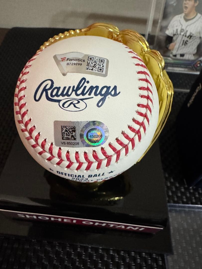 【じゃりんこ】大谷翔平 WBC公式球 直筆サインボール MLB公式