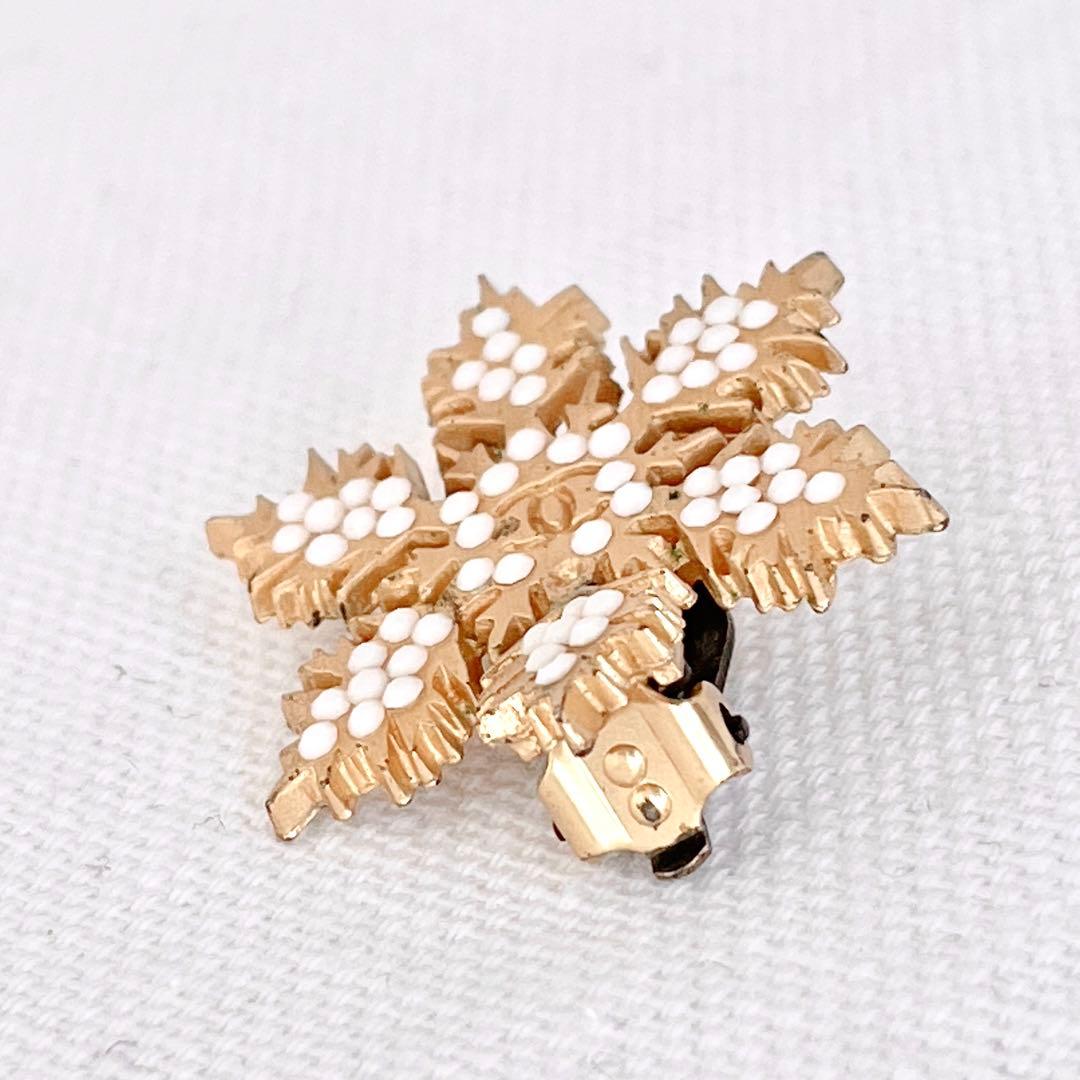 CHANEL シャネル　ココマーク　雪の結晶　イヤリング　ヴィンテージ　片耳美品
