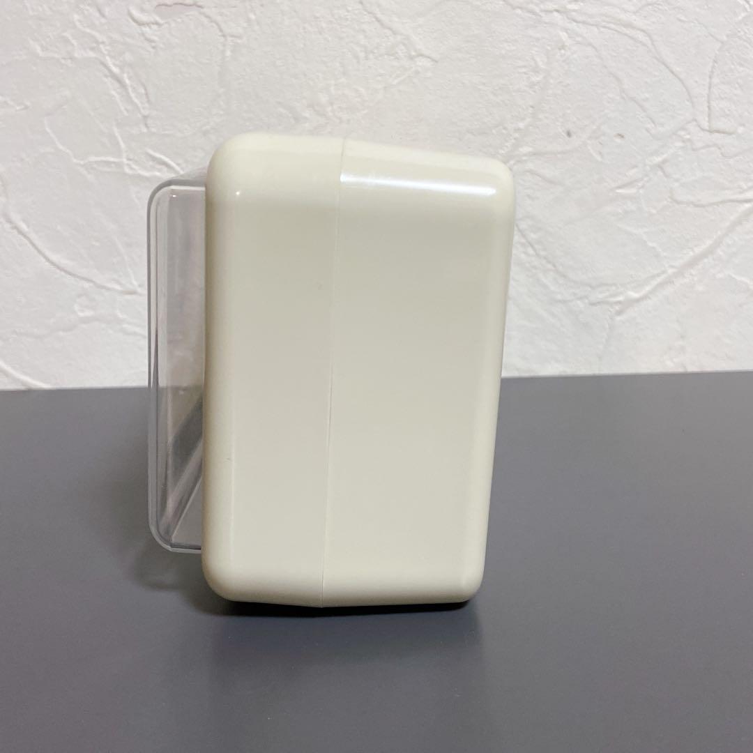 TWEMCO パタパタ時計　クオーツ　クリーム色