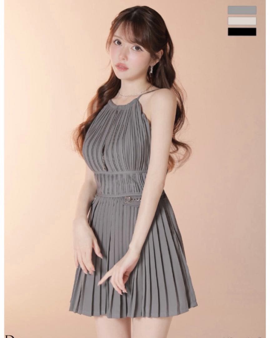 Robe de Fleurs DE4628 グレーキャバドレス