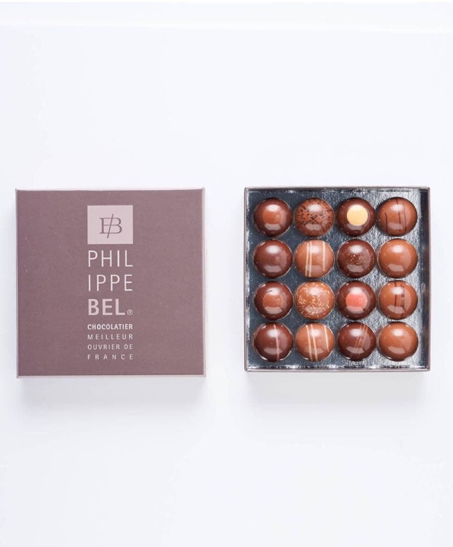 フィリップベル　ブール16粒　プラリネ16粒　各1箱　合計2箱