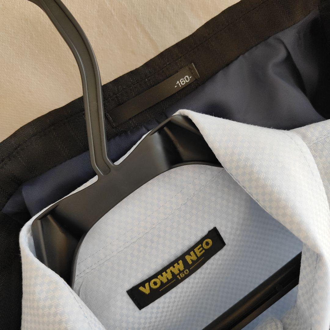 男の子　フォーマルスーツ 160　6点セット　ピンバッチ付き　卒業式　入学式