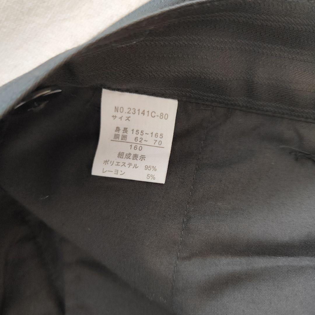 男の子　フォーマルスーツ 160　6点セット　ピンバッチ付き　卒業式　入学式