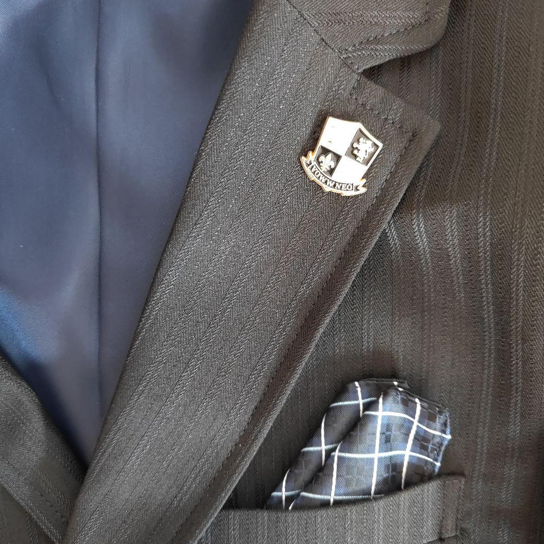 男の子　フォーマルスーツ 160　6点セット　ピンバッチ付き　卒業式　入学式