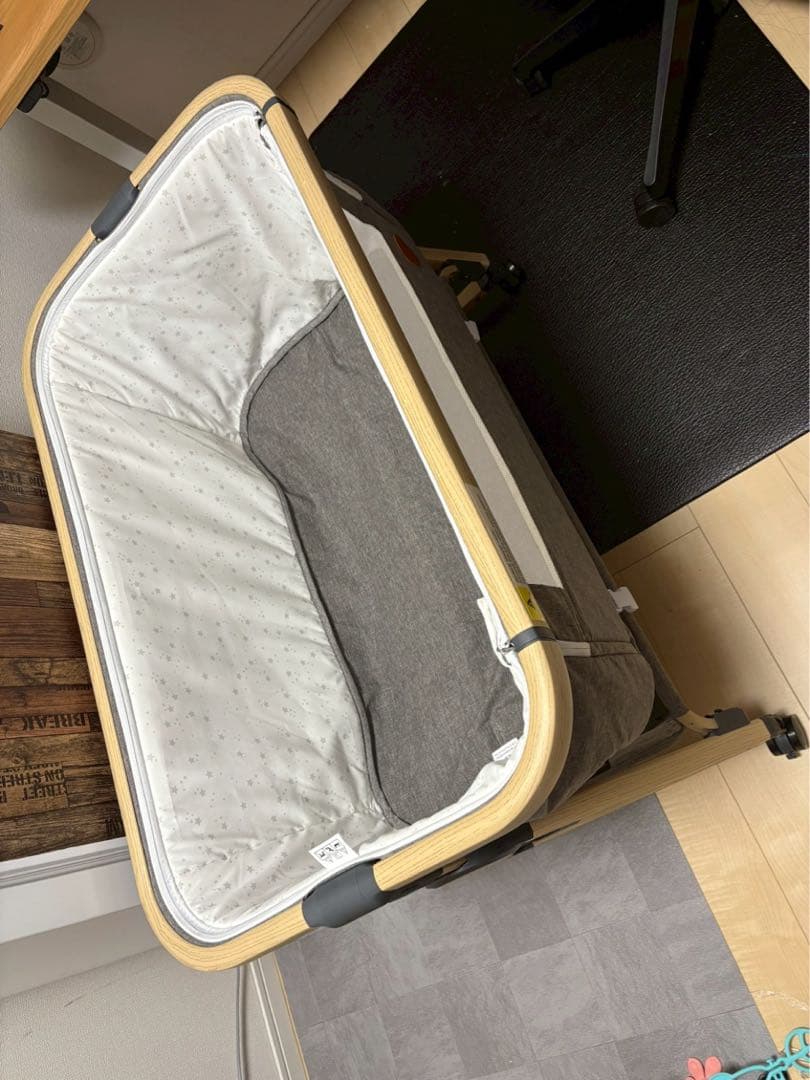 Nijakise ベビーベッド 折りたたみ