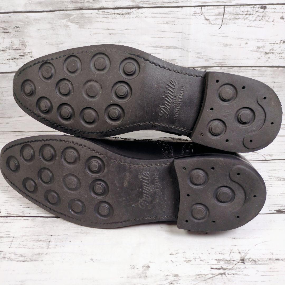 【Berwick1707】美品♪バーウィック ストレートチップ ブラック26cm