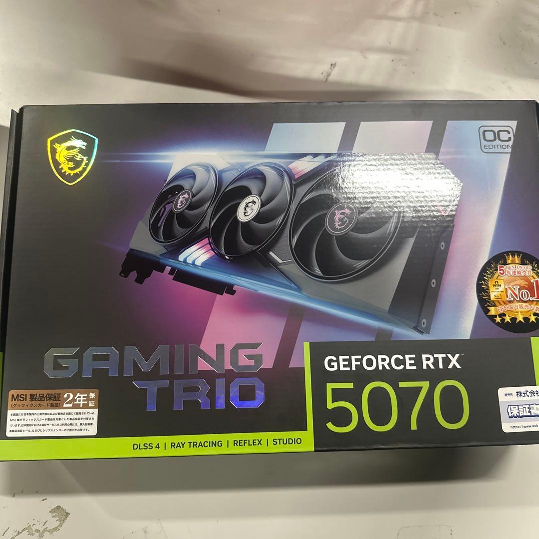 新品　MSI RTX 5070 12G Gaming Trio OC