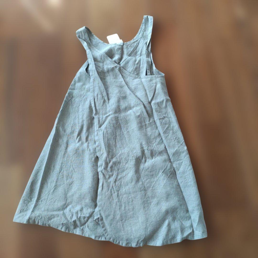 フォグリネンワーク　ナチュラル　エプロン　リネン