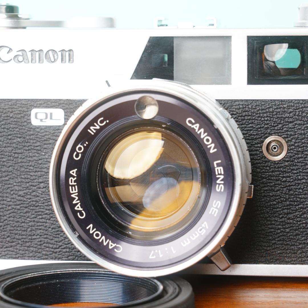 [美品] 完動品◎Canon キャノネットQL17 フィルムカメラ #85