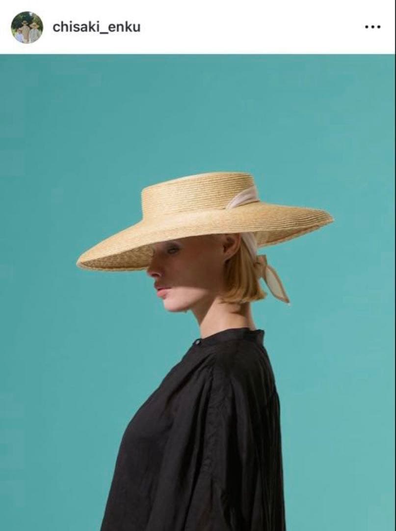 帽子 2024 chisaki emma Black