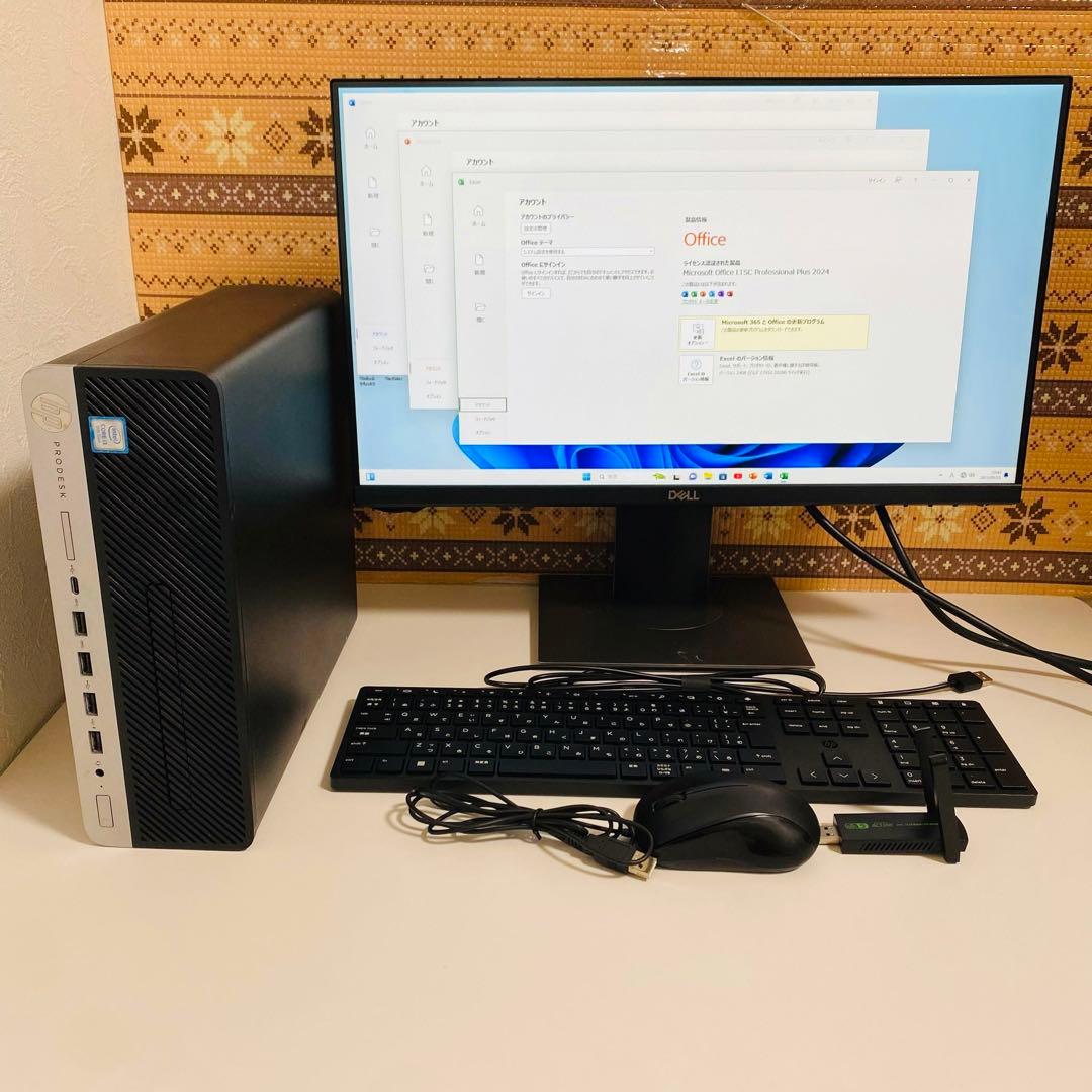 Y630 HPデスクトップSSDメモリ8G第9世代 Windows11オフィス付