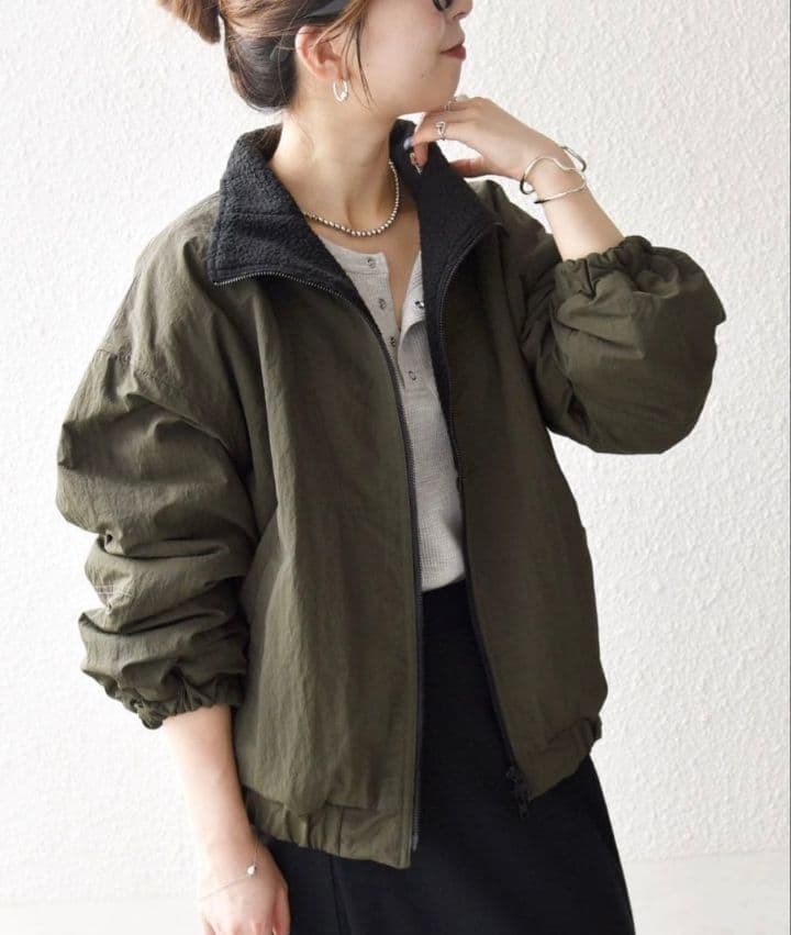 【美品】SHIPS any 　リバーシブル　ブルゾン