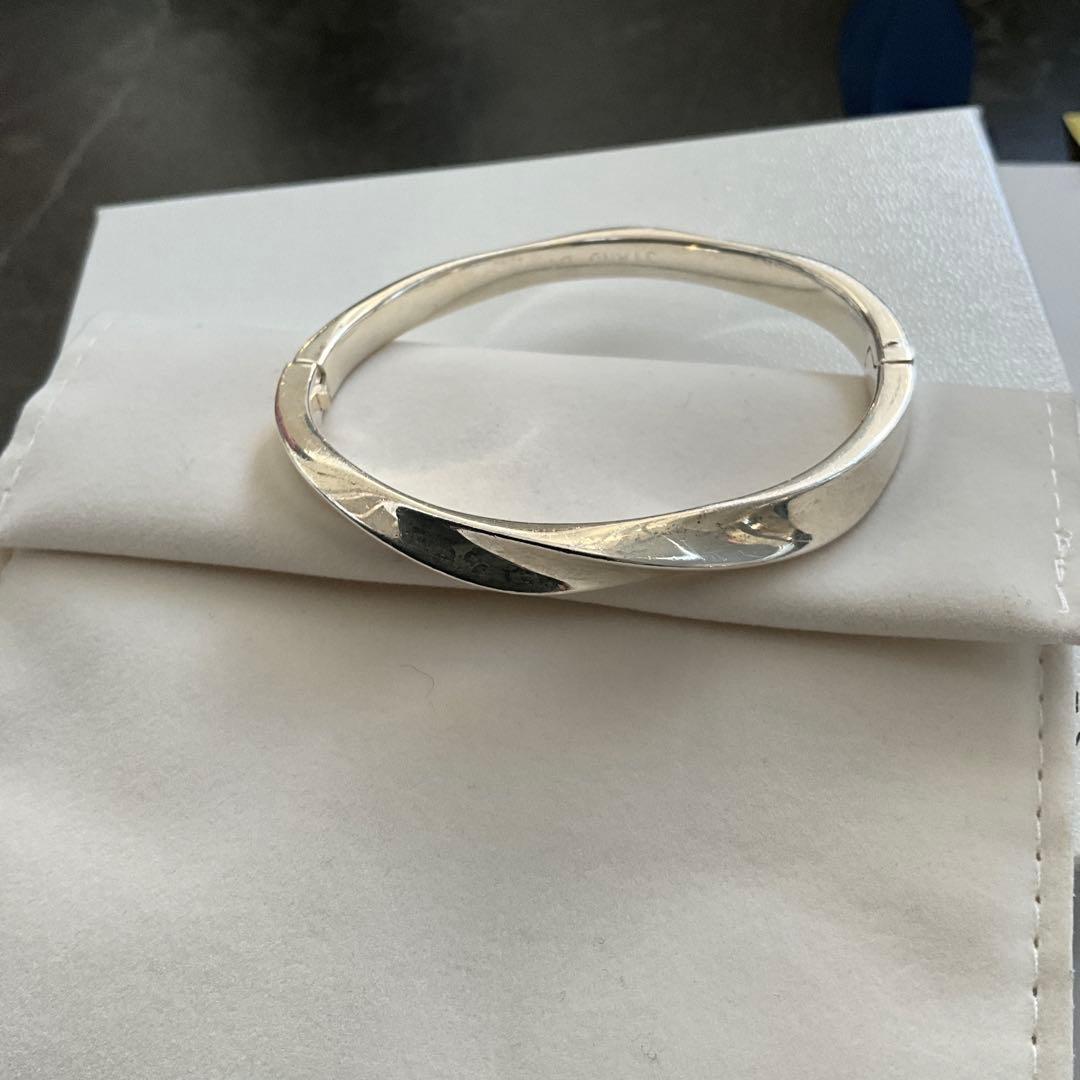 4°C ヴィンテージ シルバー バングル