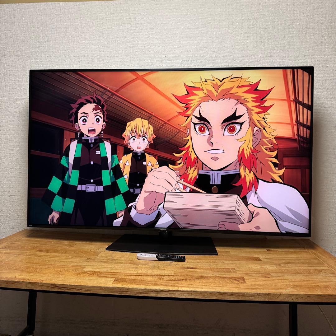 シャープ 60V型 4K 液晶テレビ AQUOS 4T-C60CN1 20年製