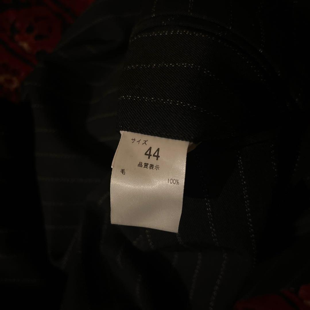 即完 NEAT チョークストライプ グランピアンズウールデーパードスラックス