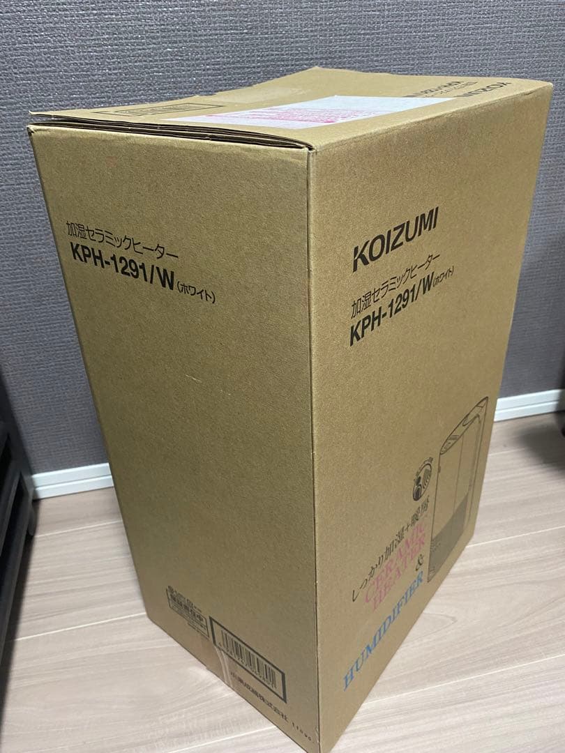 KOIZUMI　加湿セラミックヒーター　KPH-1291/W