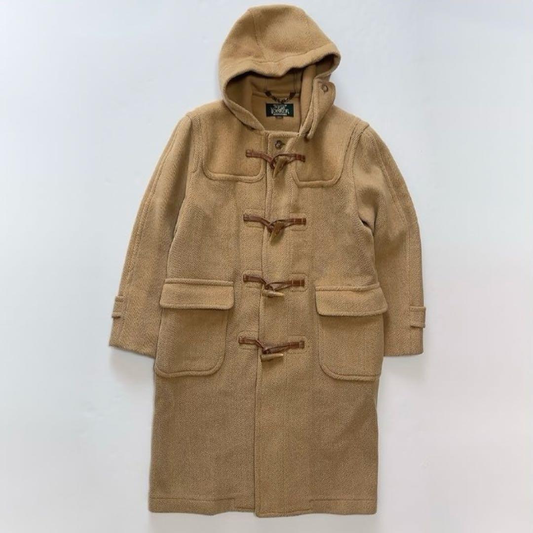 美品NEW YORKER ムーアブルックダッフルコートSサイズ キャメル ウール