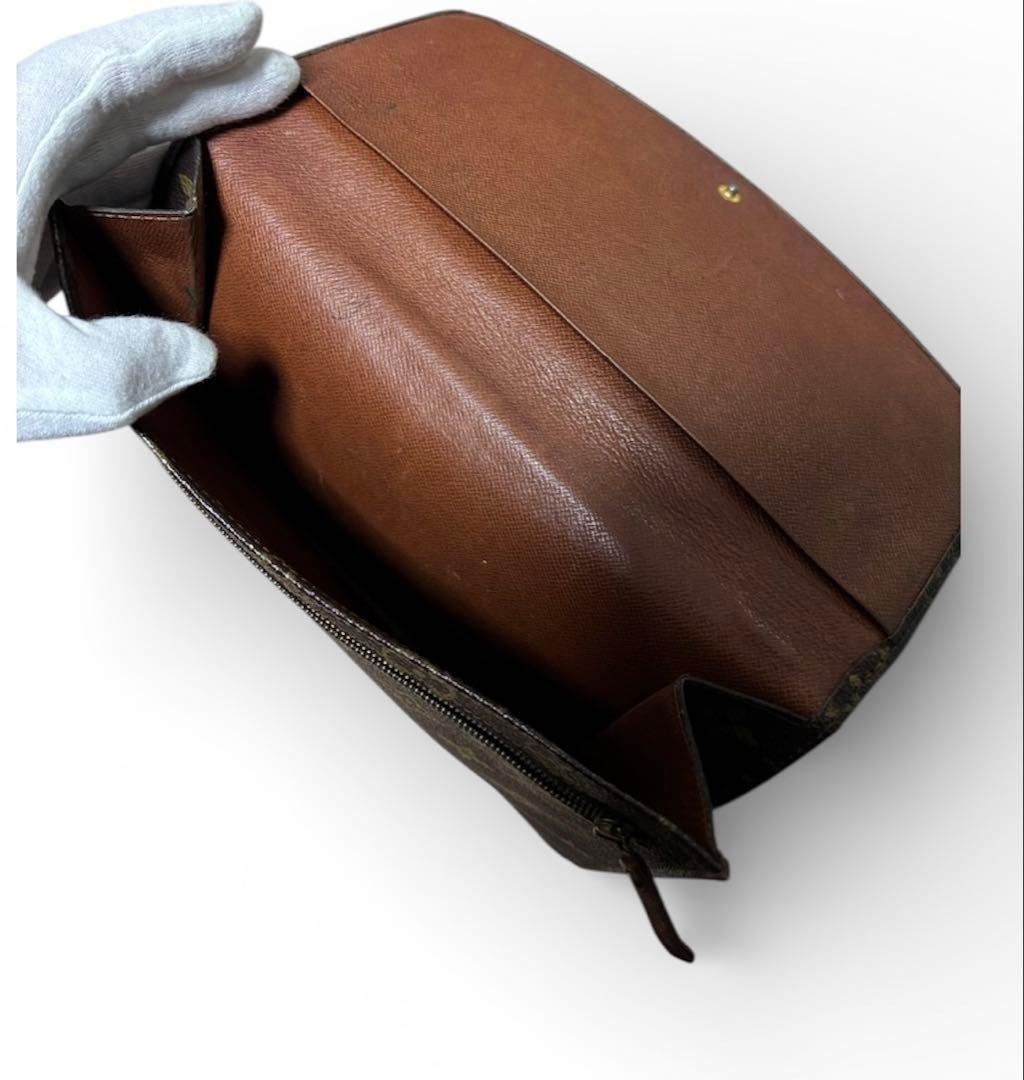 ルイヴィトン　モノグラム　ポシェット　ラバ　ハンドバッグ　クラッチバッグ