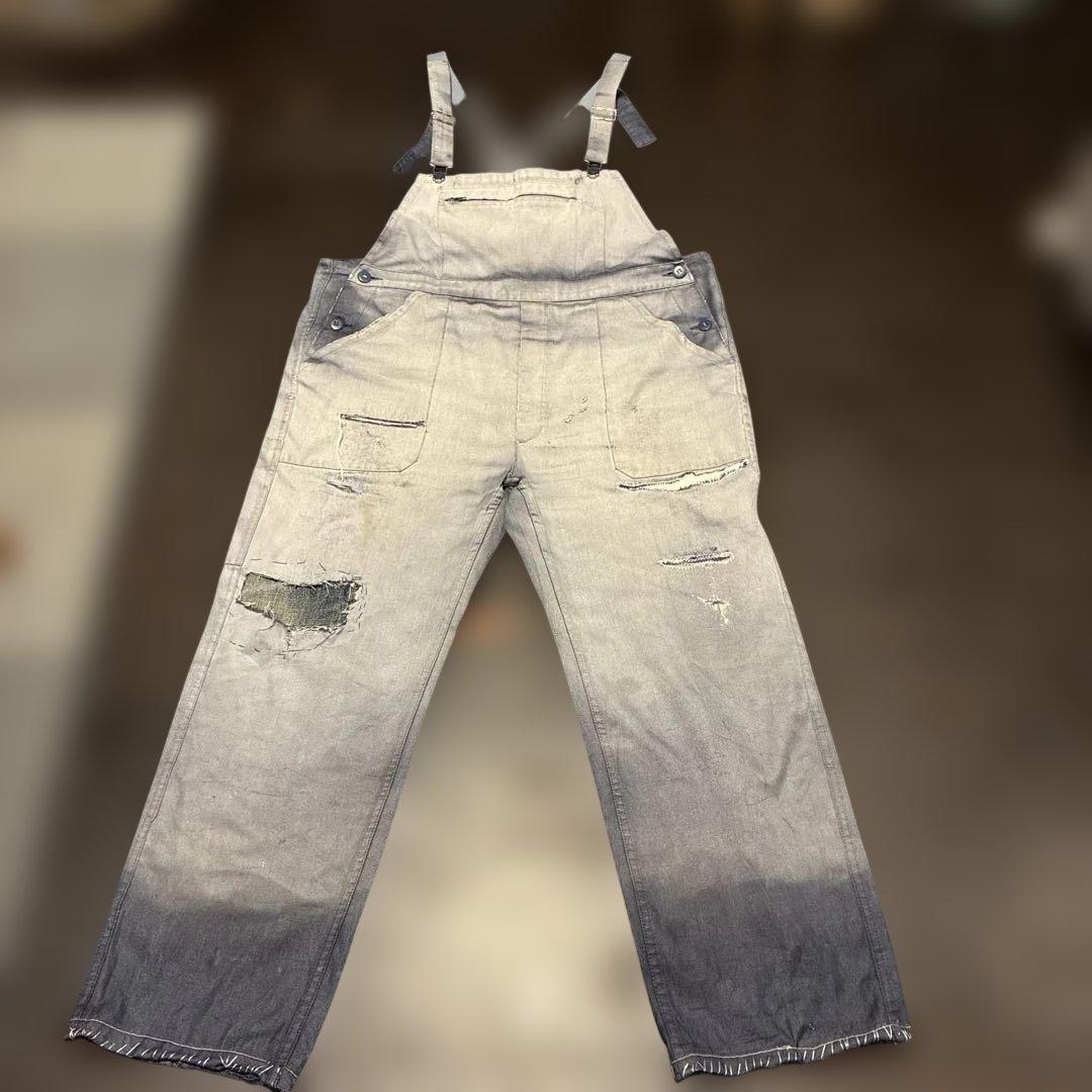 ボロの美学ユーロモールスキン鬼フェードオーバーオール