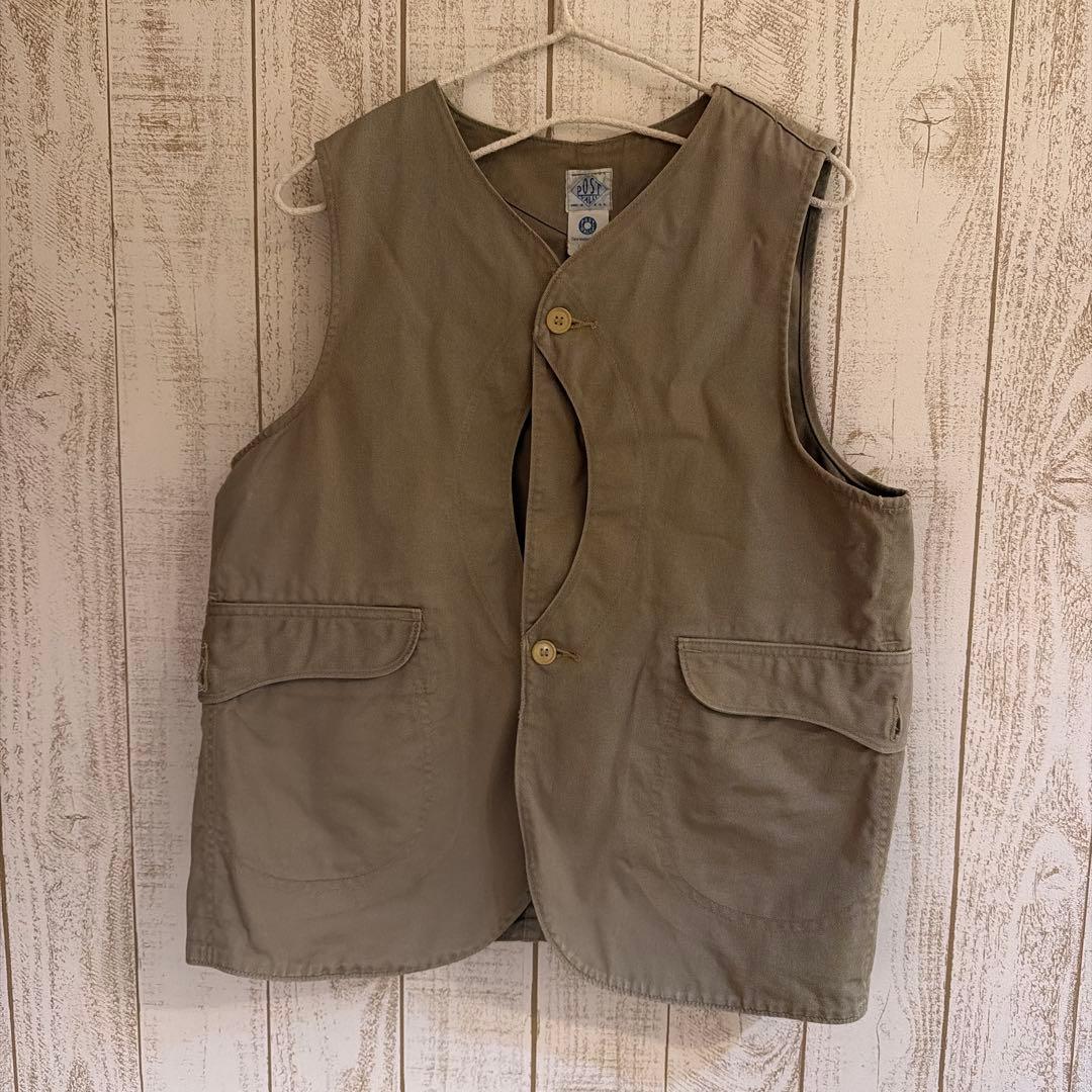 POST OVERALLS ベージュ ベスト