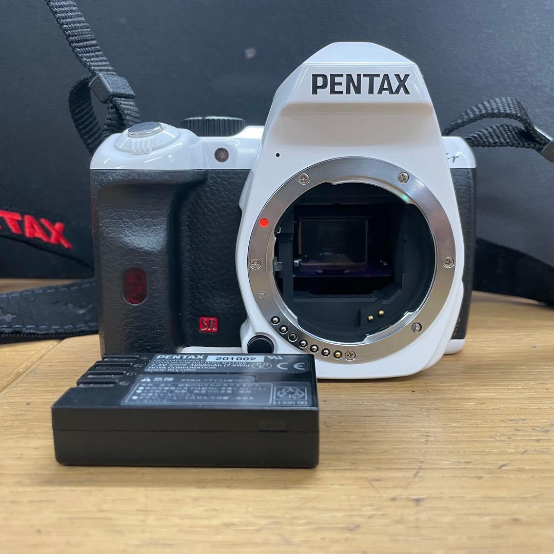 動作品 Pentax K-r ホワイトデジタル一眼レフ ボディ