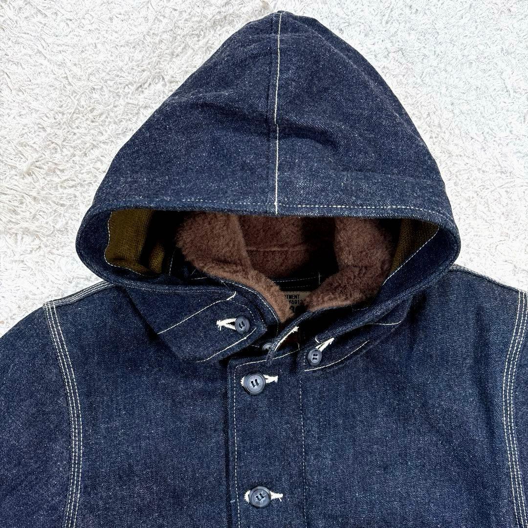 ✨希少・DENIME別注✨ヒューストン　フレンチデッキジャケット　ボア　アルパカ