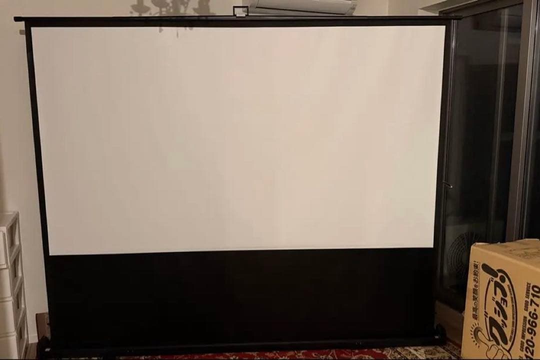 プロジェクタースクリーン 大画面 スタンド式