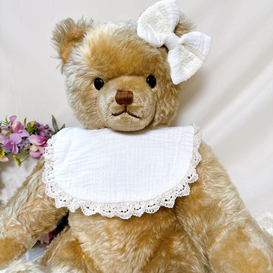 フィニステール 様❤️大きい！！❤️ずっしりアンティークベア　アンティークテディベア