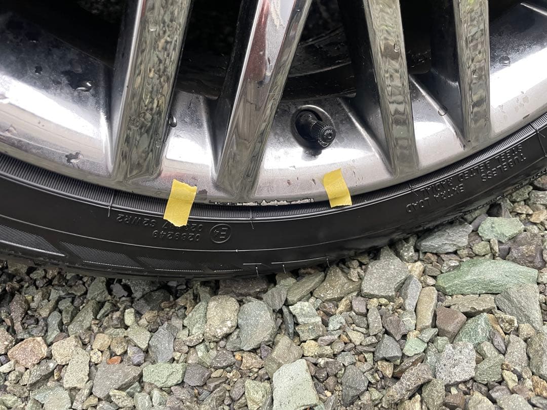 週末限定価格　210クラウン アスリート　 スパッタリング ホイールタイヤセット