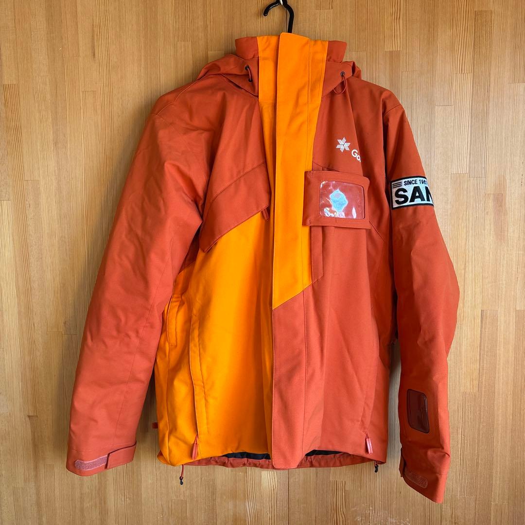 Goldwin オレンジ スキーウェア Lサイズ