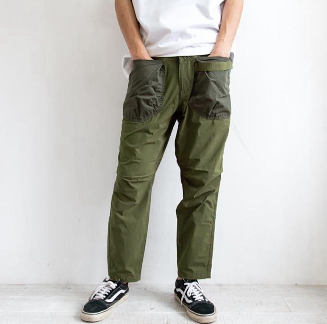 ナンガ×ハク チルアウト テーパード HKS107 85（オリーブ）