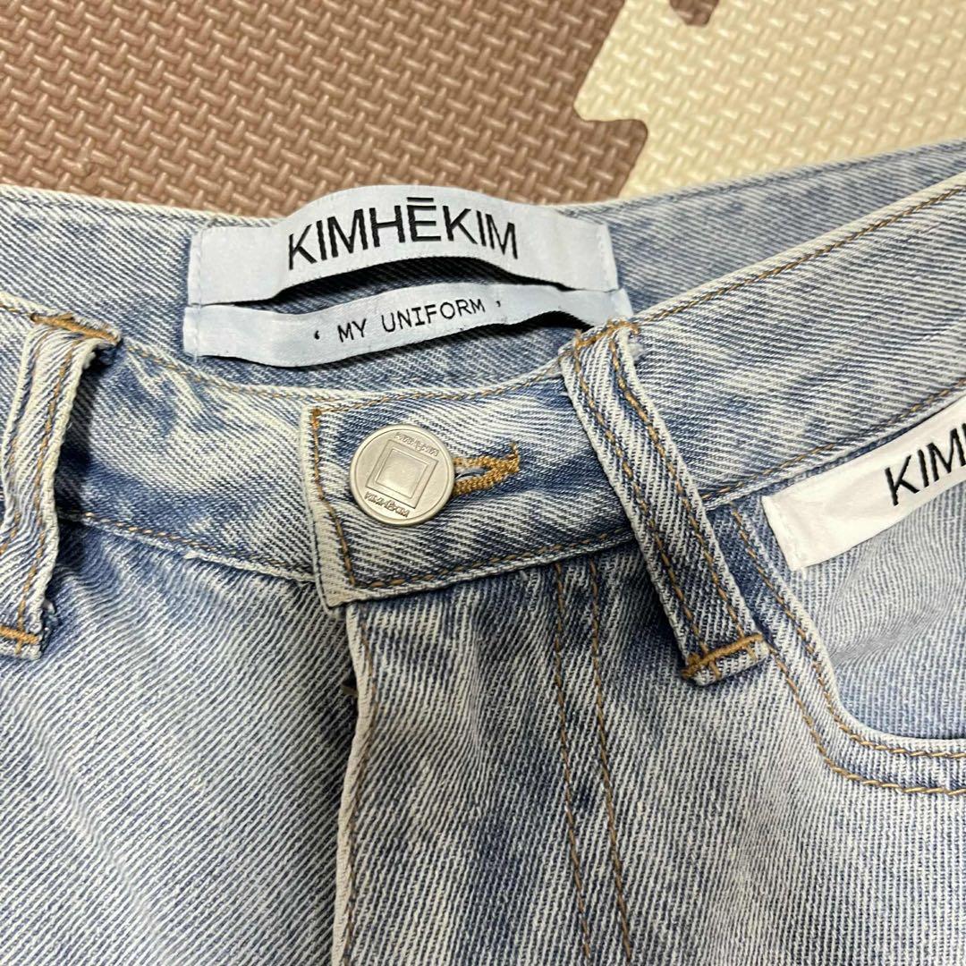 KIMHEKIM ライトブルー デニム ショートパンツ S
