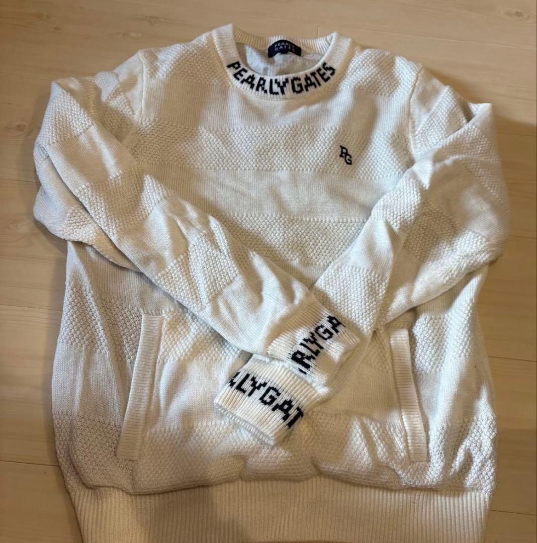 PEARLYGATES 裏付きニット