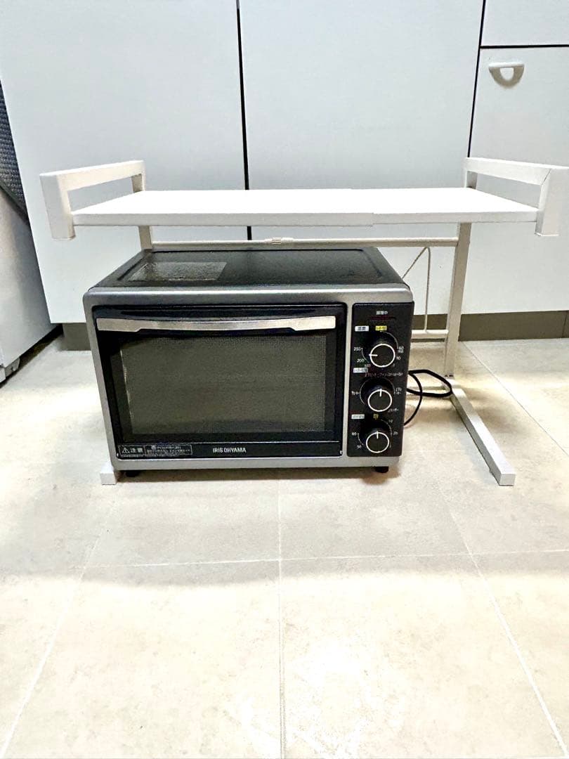IRIS OHYAMA コンベクションオーブン｜ピザストーン・レンジ上ラック付｜