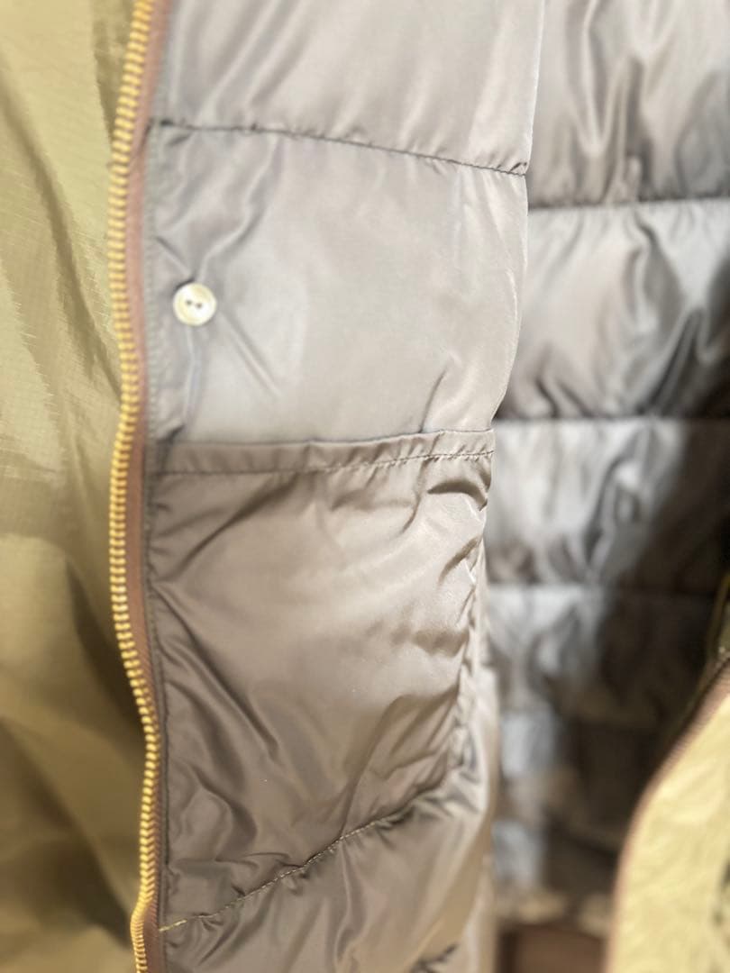 定価約6万 美品 NANGA別注 オーロラテックス ライディングダウン カーキ