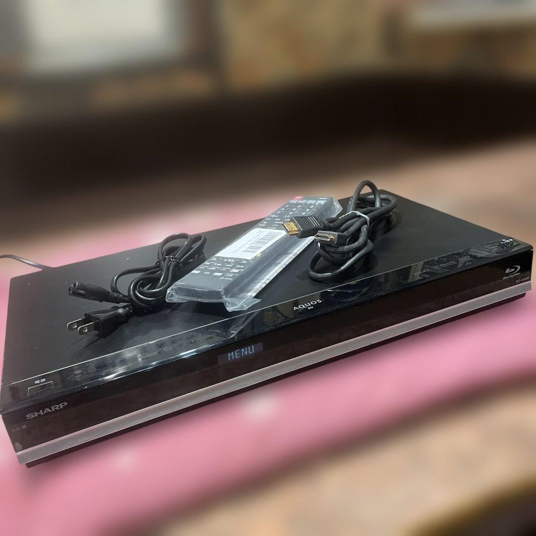 SHARP BD-W580 12倍録 500GB 新品リモ等付フル装備 完動品！