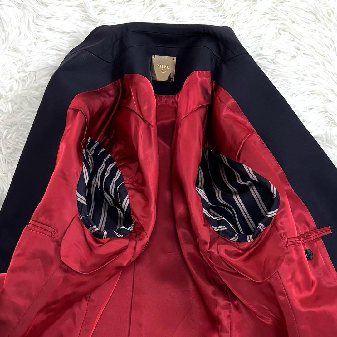 【美品】MUSE de DeuxiemeClasse テーラードジャケット紺 M