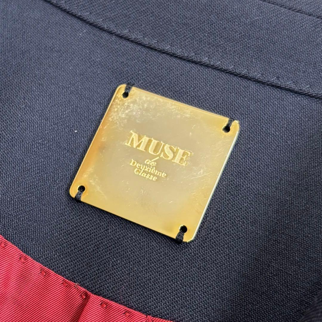 【美品】MUSE de DeuxiemeClasse テーラードジャケット紺 M
