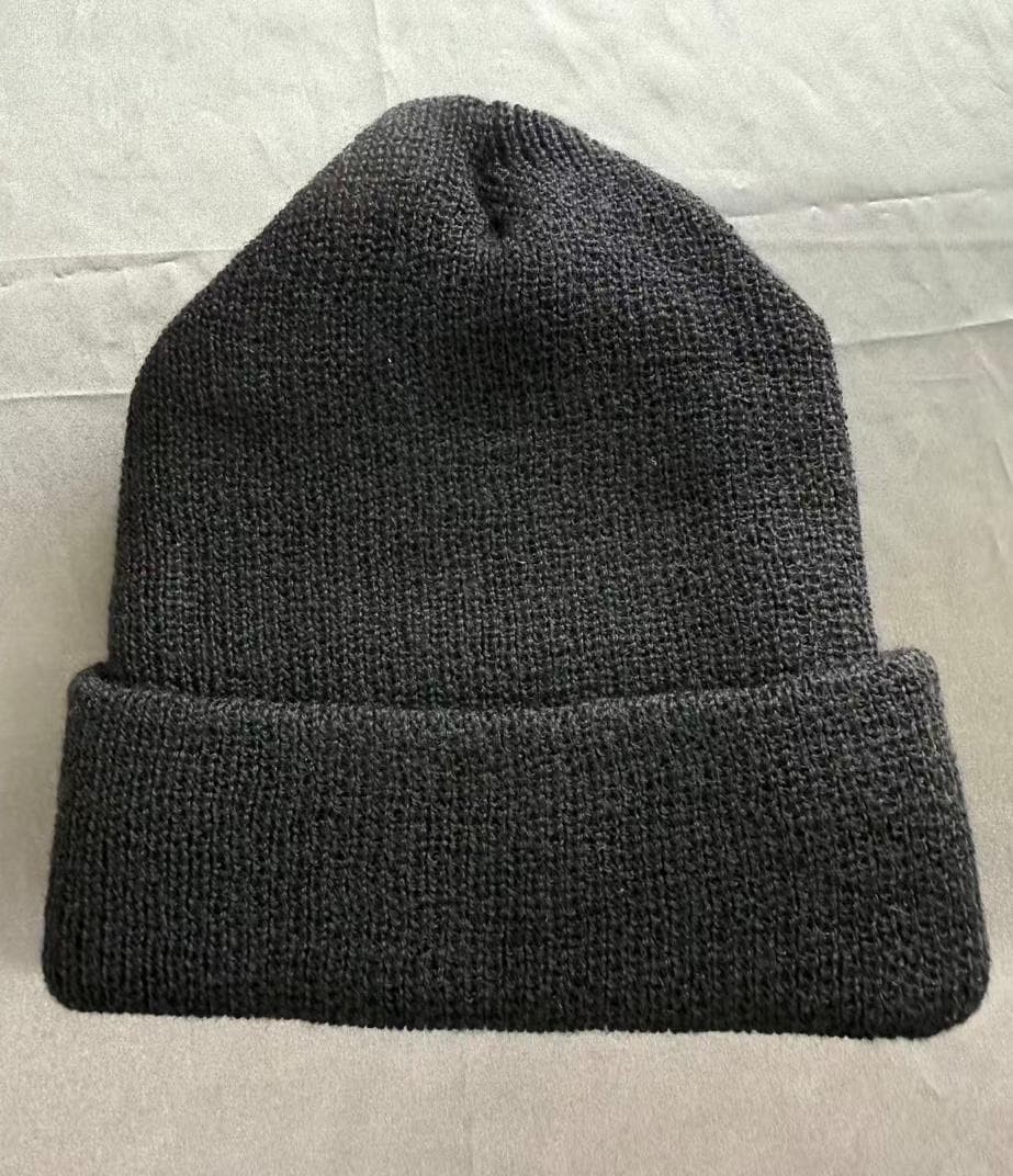 新品、未使用　クロムハーツ　ニット帽　ビーニー　黒　レディース