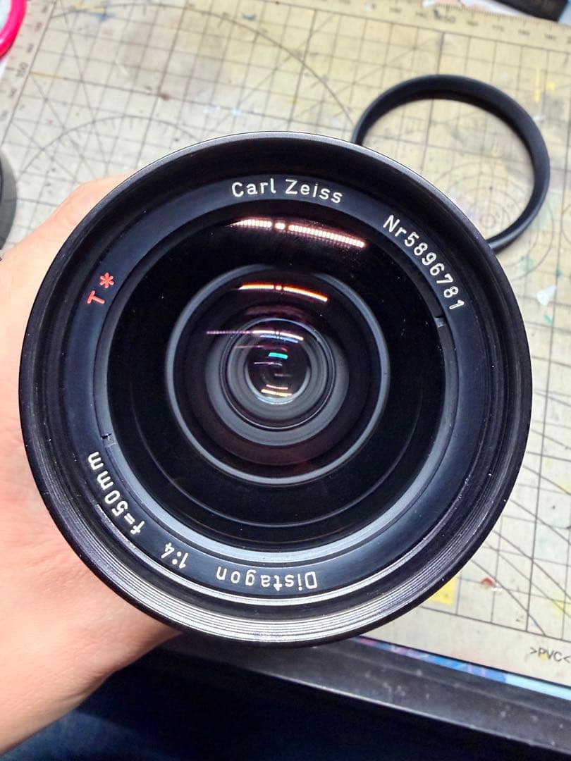 ハッセルブラッド ディスタゴン50mm F4 T* ブラック フィルター　付き